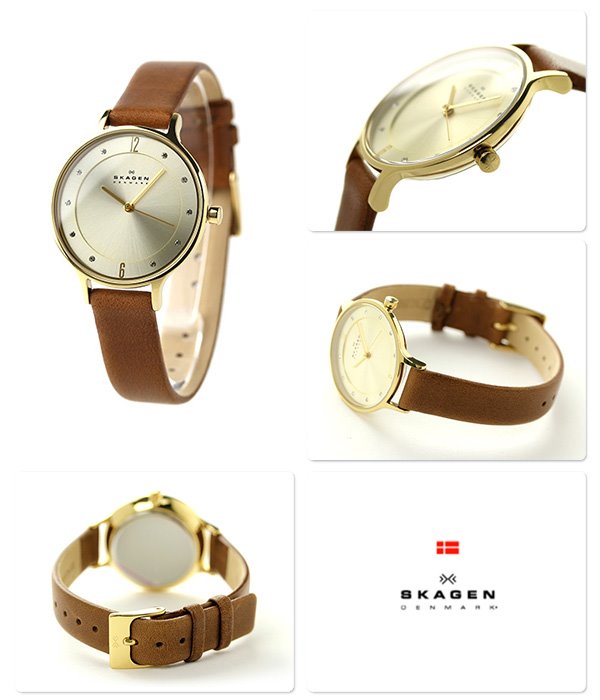 SKW2138⭐️新品未使用⭐️SKAGEN ブラウンレザー レディース 楽天市場】SKAGEN スカーゲン 腕時計 ウォッチ レディース 女性